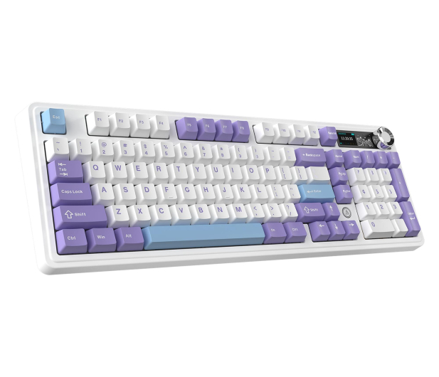 Ajazz AK980 V2 Gift Switch V2 Purple White Blue z ekranem - 1536373 - zdjęcie 5